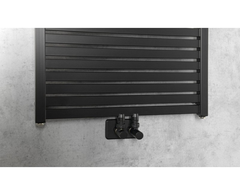 Полотенцесушитель / Радиатор AQUALINE Tondi 60x133c, матовый черный DT486T