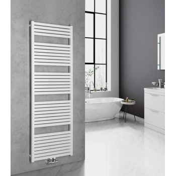Dvieļu žāvētājs / Radiators AQUALINE Tondi 60x169 cm, balts  DT490T