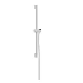 Dušas komplekts Hansgrohe Unica Pulsify Dušas stienis 650mm ar dušas vadu 160cm 24400700 Balts matēts