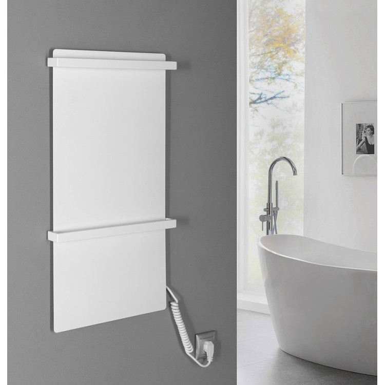 Полотенцесушитель / Радиатор Sapho Elmis, 40x80см, 120Вт, белый матовый EB420