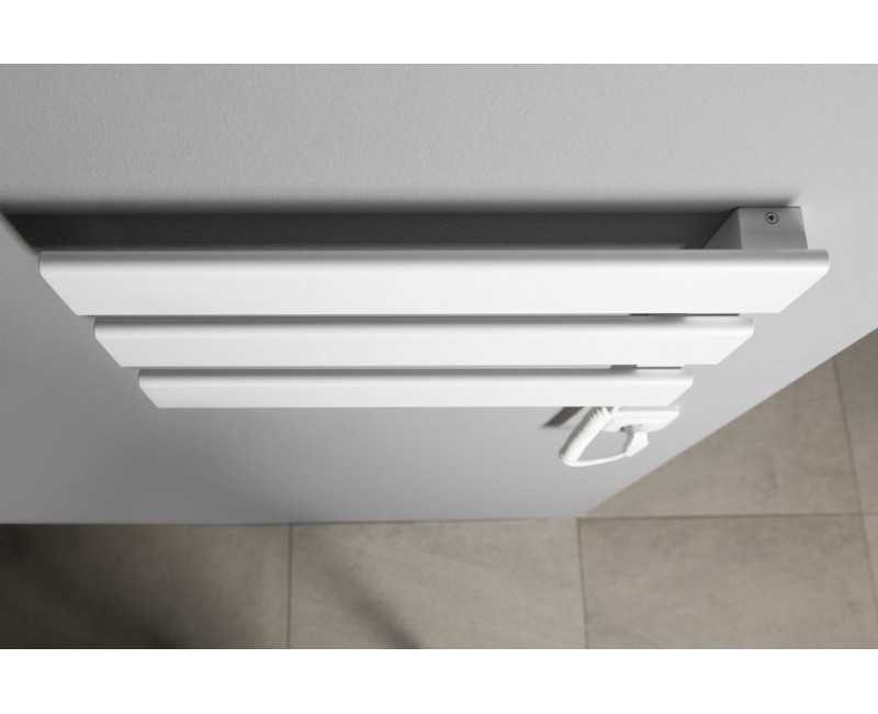 Dvieļu žāvētājs / Radiators AQUALINE Elektriskais Elvis, 48x33x5cm, 50W, balts  EB480