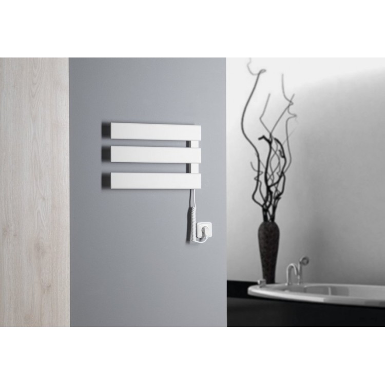 Dvieļu žāvētājs / Radiators AQUALINE Elektriskais Elvis, 48x33x5cm, 50W, balts EB480 Dvieļu žāvētājs / Radiators AQUALINE Elektriskais Elvis, 48x33x5cm, 50W, balts EB480