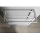 Dvieļu žāvētājs / Radiators Sapho Elzor elektriskais 50x47 cm, 60 W, balts matēts EB500