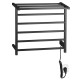 Dvieļu žāvētājs / Radiators Sapho Elzor elektriskais 50x47cm, 60 W, melns matēts EB510