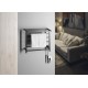 Dvieļu žāvētājs / Radiators Sapho Elzor elektriskais 50x47cm, 60 W, melns matēts EB510