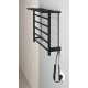 Dvieļu žāvētājs / Radiators Sapho Elzor elektriskais 50x47cm, 60 W, melns matēts EB510