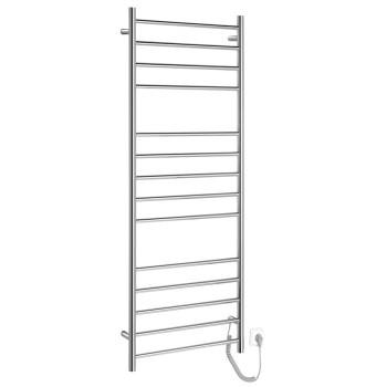 Dvieļu žāvētājs / Radiators Sapho  REDONDO  elektriskais 600x1500mm 130 W, Pulēts Nerūsējošs Tērauds ER250V