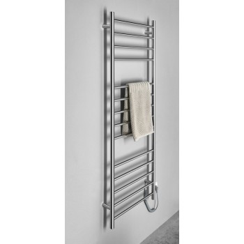 Dvieļu žāvētājs / Radiators Sapho  REDONDO  elektriskais 600x1500mm 130 W, Pulēts Nerūsējošs Tērauds ER250V