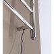 Dvieļu žāvētājs / Radiators Sapho  REDONDO  elektriskais 600x1500mm 130 W, Pulēts Nerūsējošs Tērauds ER250V
