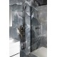 Полотенцесушитель / Радиатор Sapho DUOPASSO 12x170см, 45Вт, матовый черный ER330