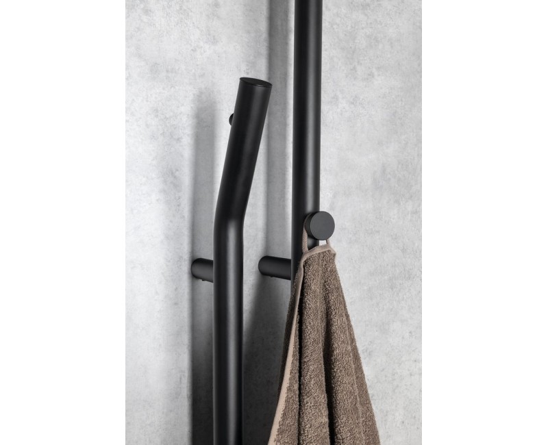 Полотенцесушитель / Радиатор Sapho DUOPASSO 12x170см, 45Вт, матовый черный ER330