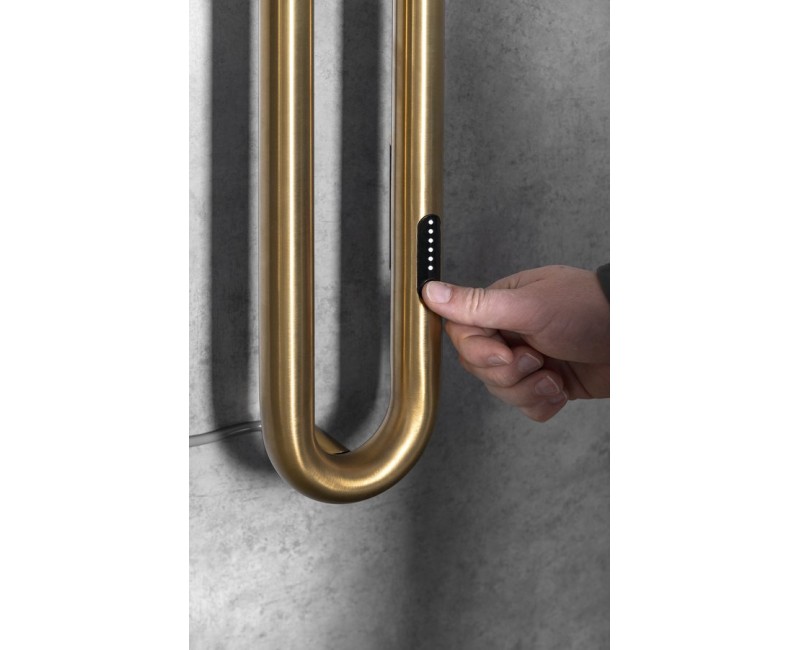 Полотенцесушитель / Радиатор Sapho DUOPASSO 12x170 см, 45 Вт, матовое золото ER830