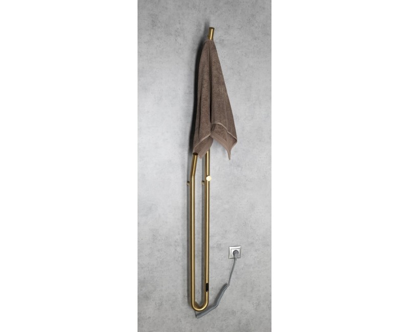 Полотенцесушитель / Радиатор Sapho DUOPASSO 12x170 см, 45 Вт, матовое золото ER830