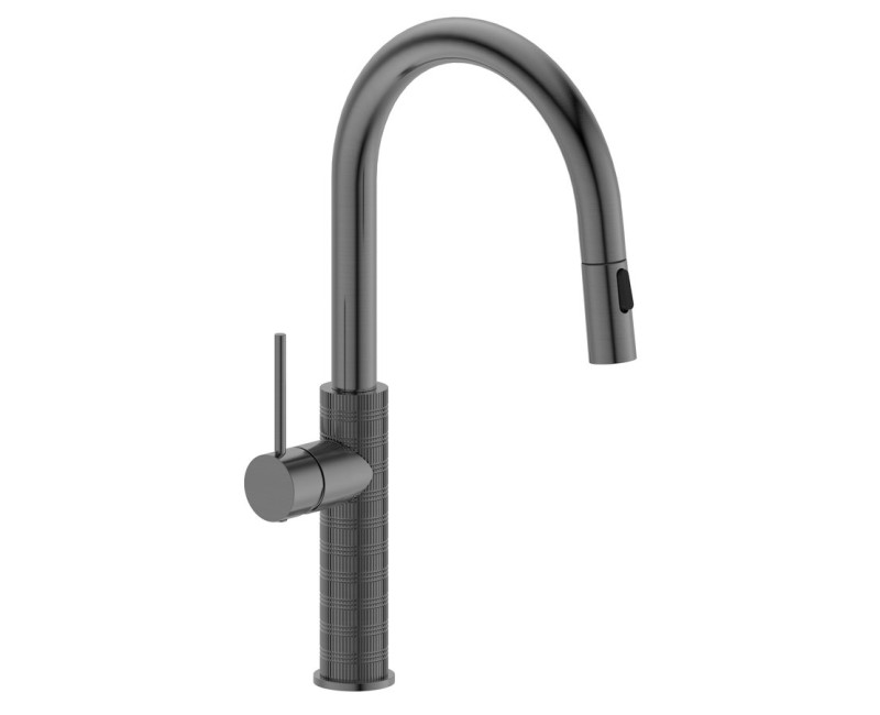 Virtuves maisītājs Sapho ar izvelkamu izvadu metāls FR576GM