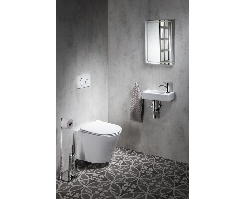 Vannas istabas spogulis Sapho Gemini II ar LED apgaismojumu 40x60cm  GM040