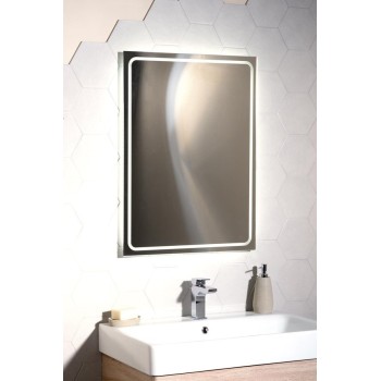 Зеркало для ванной Sapho Gemini II со LED подсветкой 60x80 см GM060
