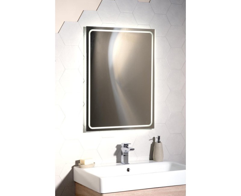 Зеркало для ванной Sapho Gemini II со LED подсветкой 60x80 см GM060