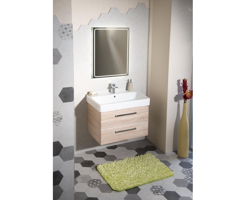 Зеркало для ванной Sapho Gemini II со LED подсветкой 60x80 см GM060