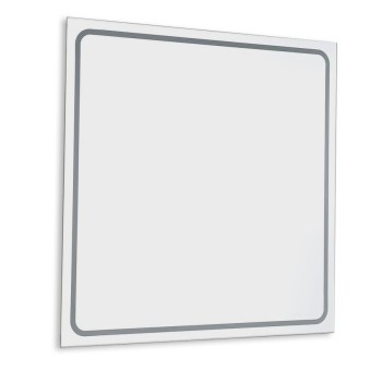 Зеркало для ванной Sapho Gemini II со LED подсветкой 70x70 см GM070