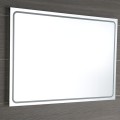 Зеркало для ванной Sapho Gemini II со LED подсветкой, 90x50 см GM090
