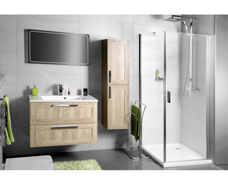 Зеркало для ванной Sapho Gemini II со LED подсветкой, 90x50 см GM090