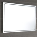 Vannas istabas spogulis Sapho Gemini II ar LED apgaismojumu 100x70cm  GM100