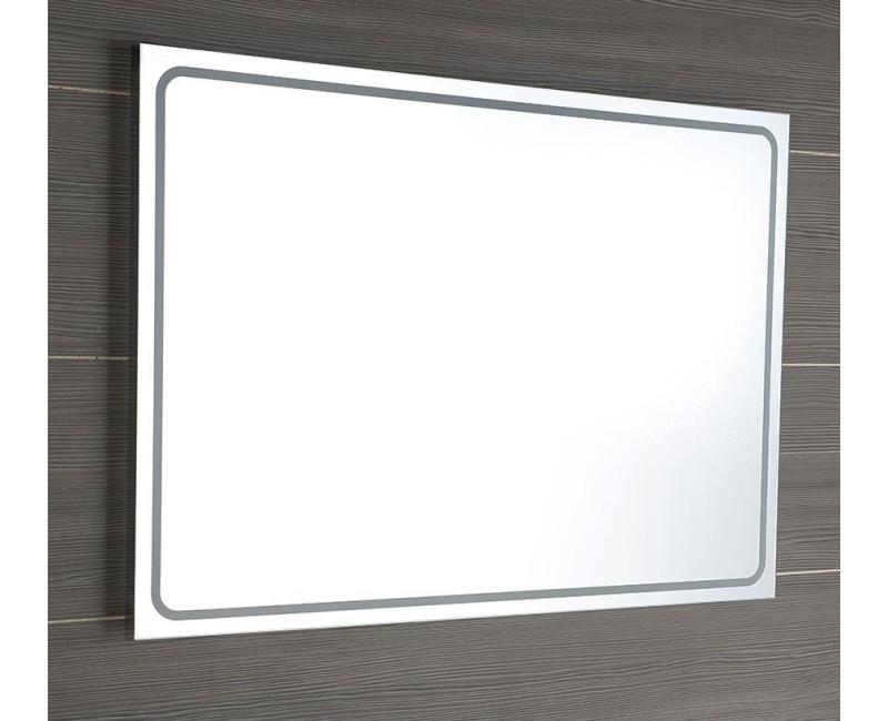 Vannas istabas spogulis Sapho Gemini II ar LED apgaismojumu 100x70cm  GM100