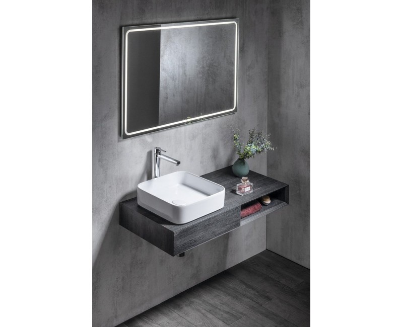 Vannas istabas spogulis Sapho Gemini II ar LED apgaismojumu 110x65cm  GM110