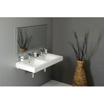 Vannas istabas spogulis Sapho Gemini II ar LED apgaismojumu 110x65cm  GM110