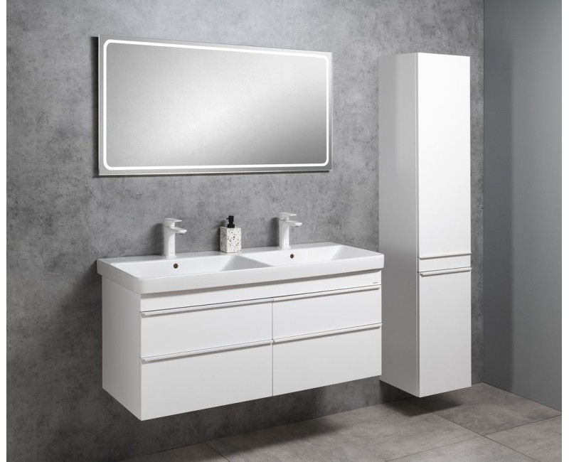 Vannas istabas spogulis Sapho Gemini II ar LED apgaismojumu 120x60cm  GM120