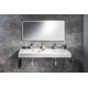 Зеркало для ванной Sapho Gemini II со LED подсветкой, 130x60 см GM130