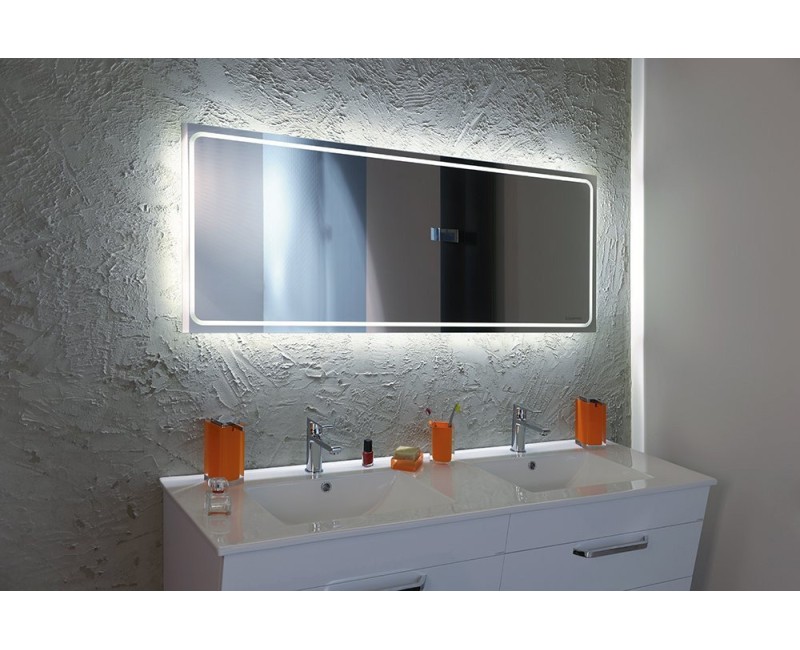 Vannas istabas spogulis Sapho Gemini II ar LED apgaismojumu 150x55cm  GM150