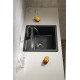 Кухонная мойка Sapho Granite, 53x50см, черная GR1034