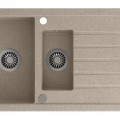 Кухонная мойка Sapho Granite, 100x50см, бежевая GR1332
