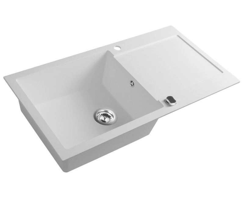 Кухонная мойка Sapho Granite, 97x50см, белая GR1611