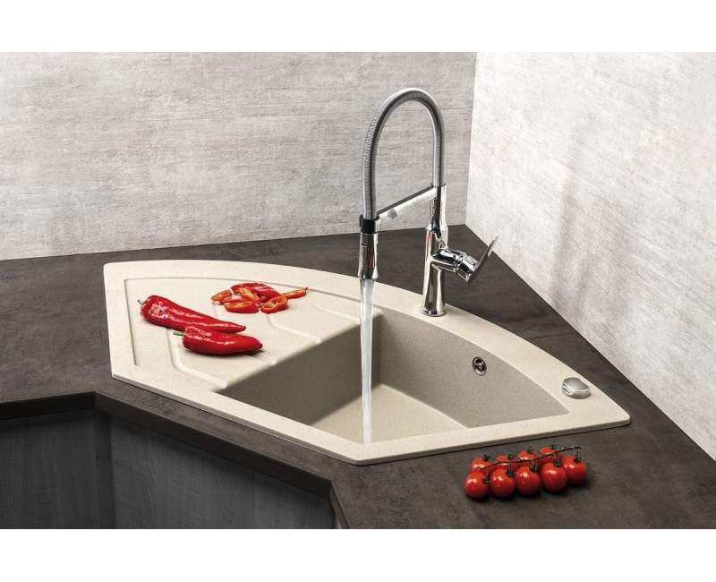 Кухонная мойка Sapho Granite 114x58см, бежевая GR1932