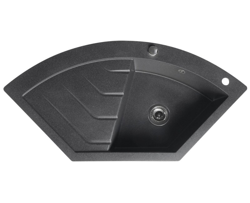 Кухонная мойка Sapho Granite 114x58см, черная GR1934