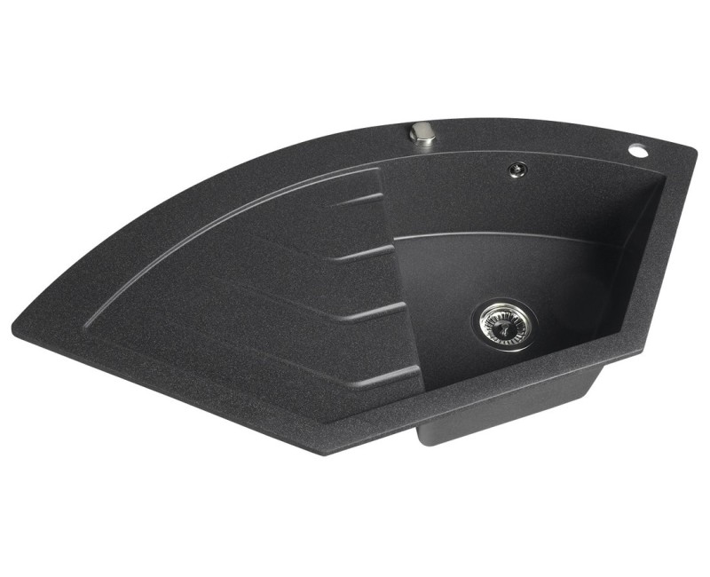 Кухонная мойка Sapho Granite 114x58см, черная GR1934
