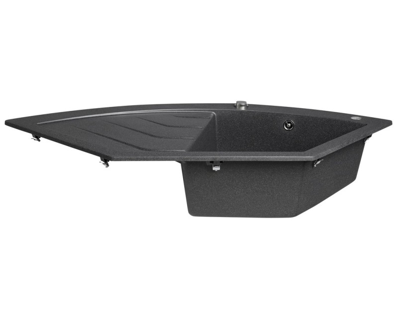 Кухонная мойка Sapho Granite 114x58см, черная GR1934