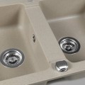 Кухонная мойка Sapho Granite, 78x48см, бежевая GR2222