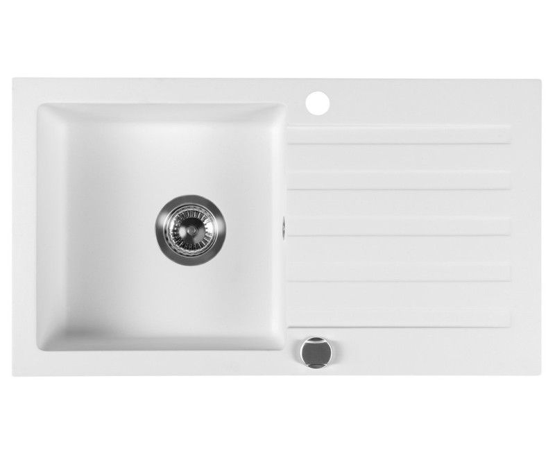 Кухонная мойка Sapho Granite, 78x44см, белая GR7201