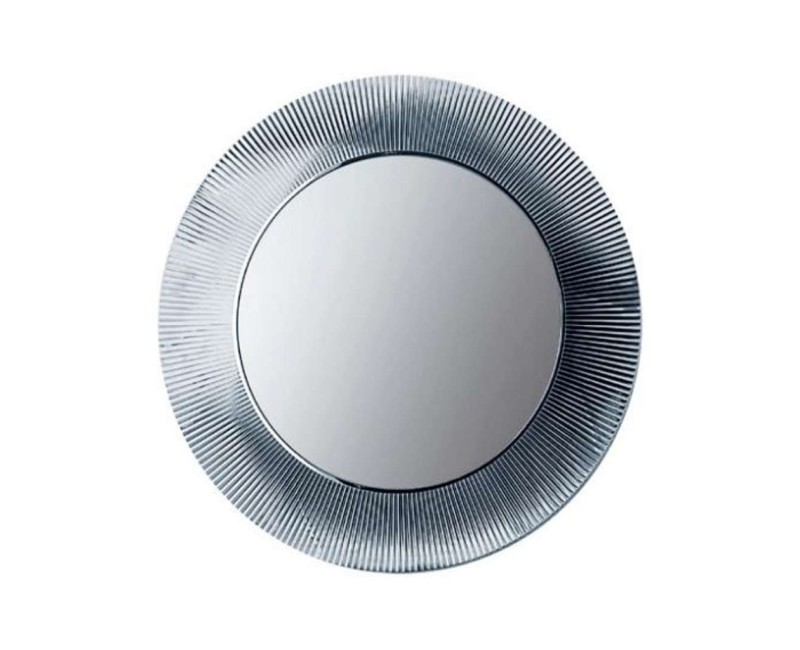Зеркало для ванной Laufen Kartell в рамке, диаметр 78 см, серебро 3863310860001