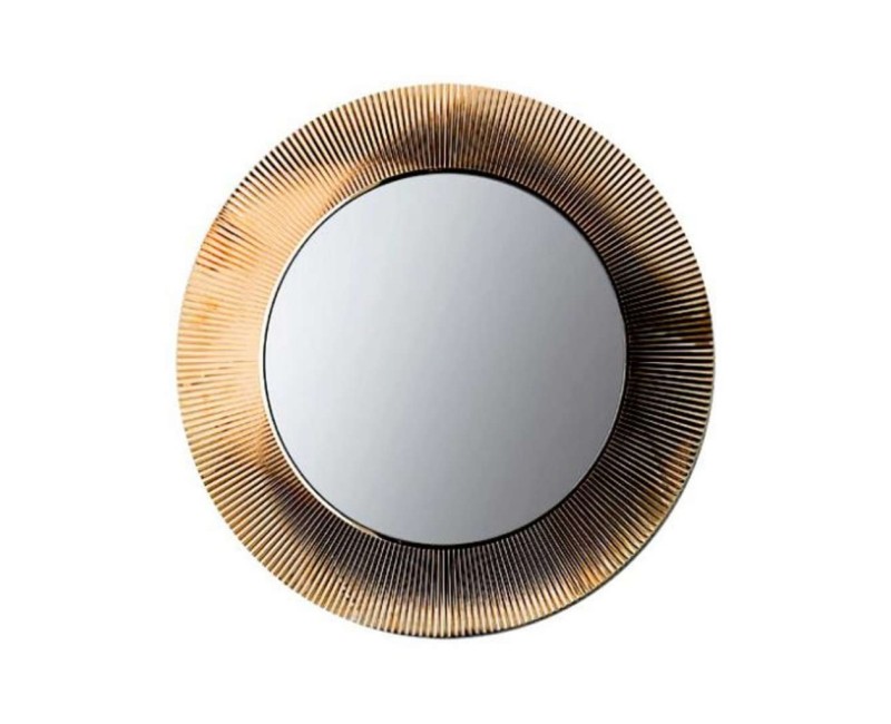 Vannas istabas spogulis Laufen Kartell ierāmēts,  D78 cm, zelts  H3863310870001