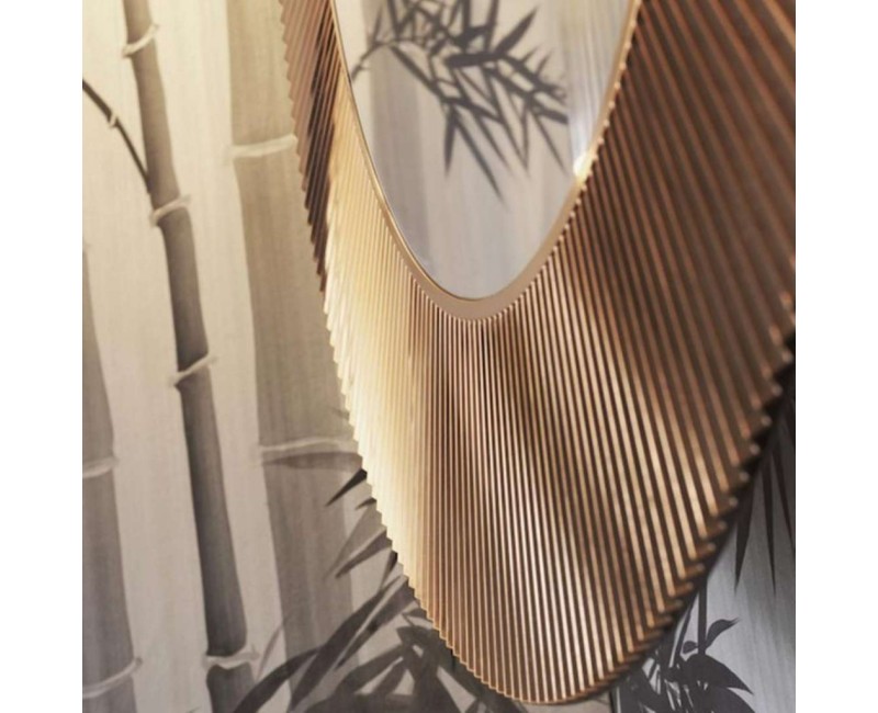 Vannas istabas spogulis Laufen Kartell ierāmēts, D78cm, varš  H3863310890001