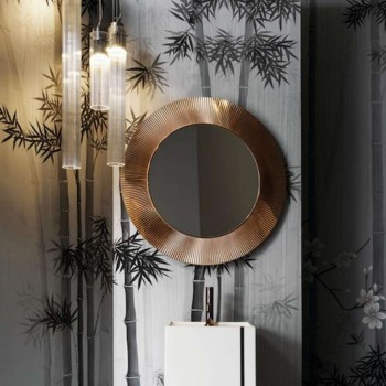 Vannas istabas spogulis Laufen Kartell ierāmēts, D78cm, varš  H3863310890001