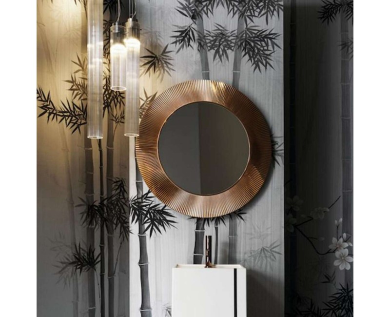 Vannas istabas spogulis Laufen Kartell ierāmēts, D78cm, varš  H3863310890001