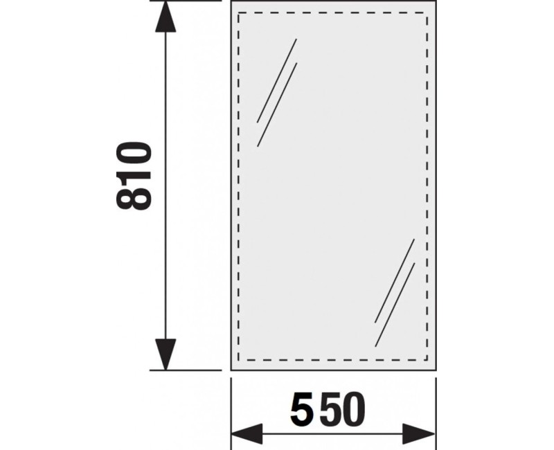 Зеркало для ванной Jika Clear 55x81см H4557111731441
