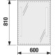 Зеркало для ванной Jika Clear со LED подсветкой, 60x81 см, H4557251731441 Зеркало для ванной Jika Clear со LED подсветкой, 60x81 см, H4557251731441