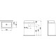 Раковина для ванной Laufen Living 60x34 см белая H8114340001121 Раковина для ванной Laufen Living 60x34 см белая H8114340001121