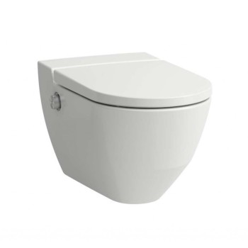 Подвесной Унитаз с функцией биде Laufen Cleanet Navia Rimfree с крышкой LCC SoftClose Белый